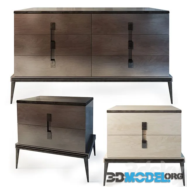 Chest and cabinet Langham. dresser nightstand. The Sofa & Chair company