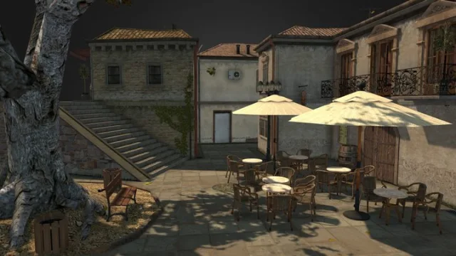 Cityscene (Based) Saint Guillhem Le Desert (PBR)