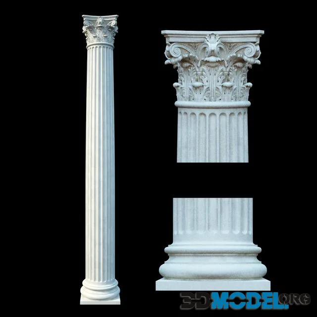 Classical Corinthian columns
