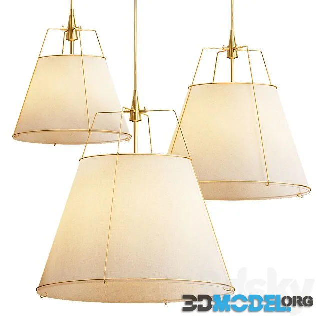 Conical Drum Pendants