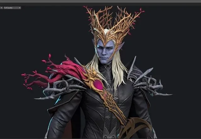 Dark elf (PBR)