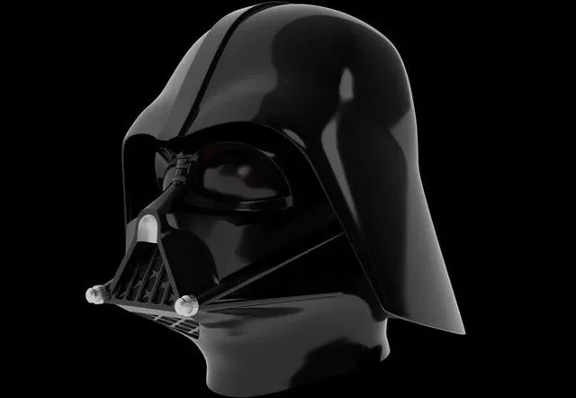Darth Vader helmet Low-poly (PBR)