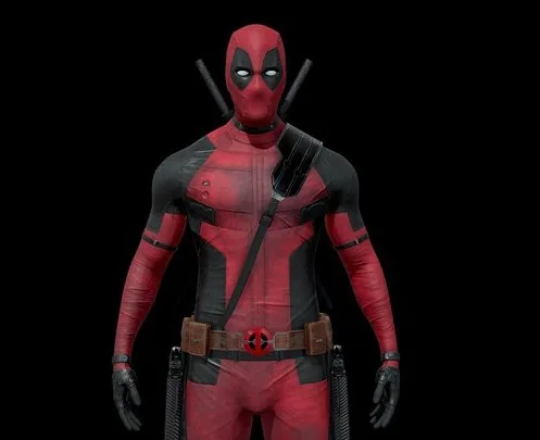 Deadpool Static No Rig Gameready (PBR)