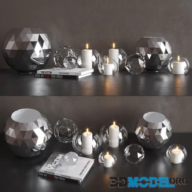 Decoration set with bowls
