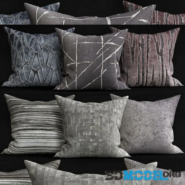 Decorative cushions with textures (1853x1853-2472x2472)
