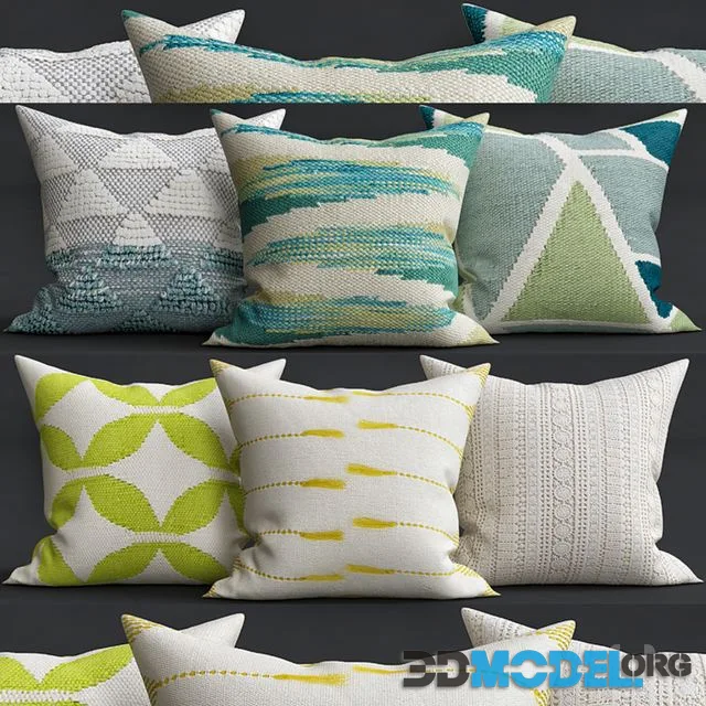 Decorative cushions with textures (2000x2000)