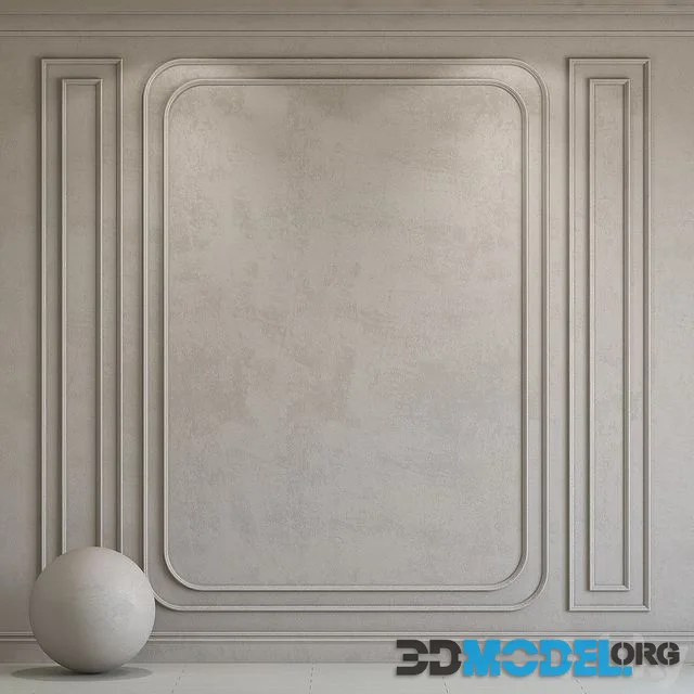 Decorative plaster with molding 273