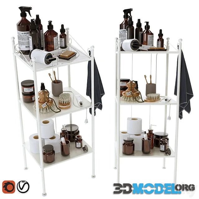 Decorative set for bathroom (Ikea)
