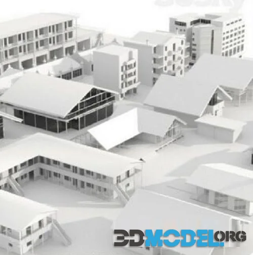 Different style buildings