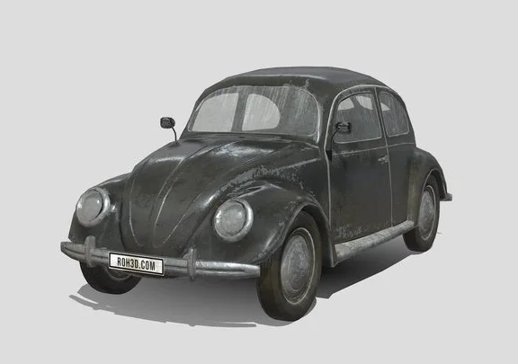 Dirty Car Volkswagen Beetle 1949 (PBR)