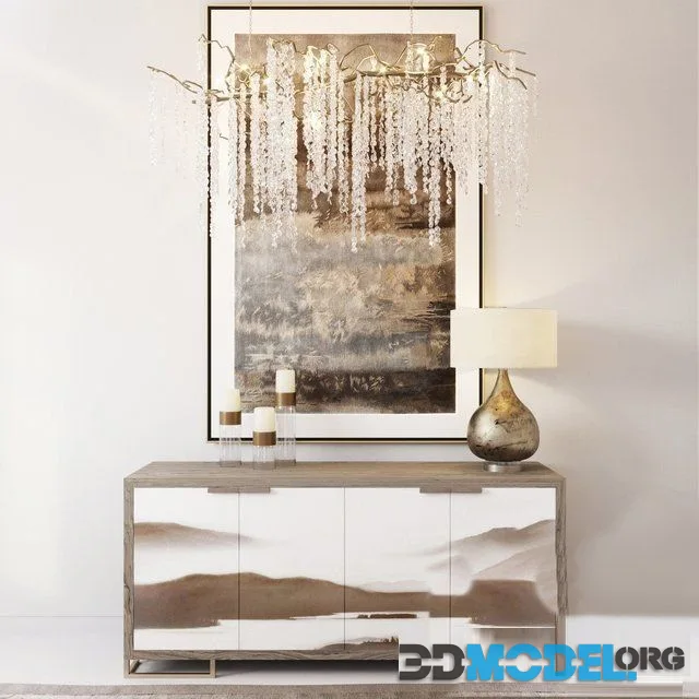 Dresser with decor_1