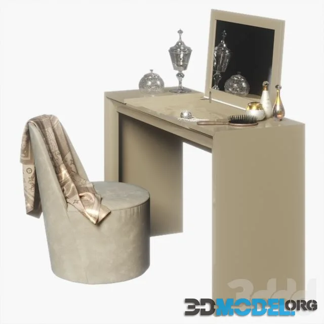 Dressing table Mugali. Model Ref.1324 Chair Casamilano Lea