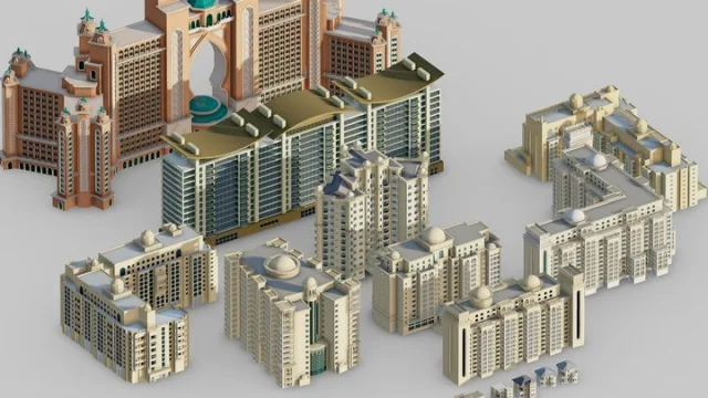 Dubai Buildings Collection (PBR)