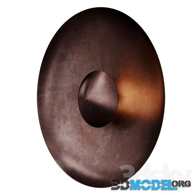 Dusk Burned Black Wall Lamp by 101