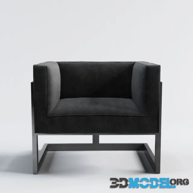Eichholtz Mendoza Chair Black Velvet