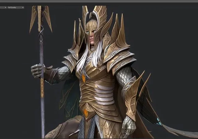 Elf warrior (PBR)