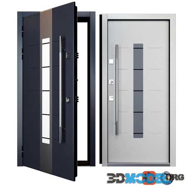 Entrance metal door Inox S-1 (Your Frame)