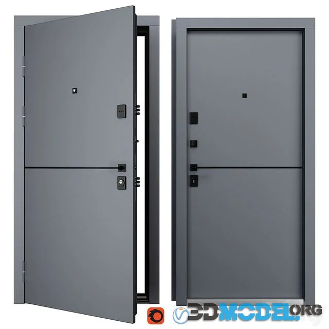 Entrance metal door Smart (Redfort)