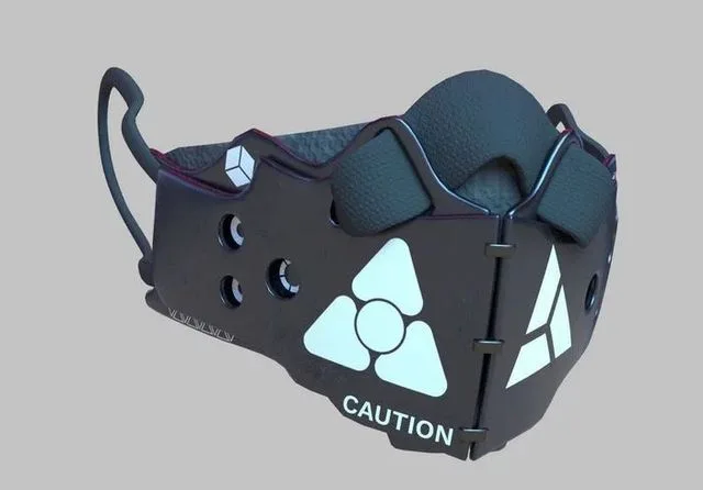 Facemask Techwear Scifi Cyberpunk Low-poly (PBR)
