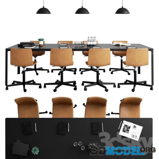 Fredericia_Pato_Chair _ & _ Mesa_Table