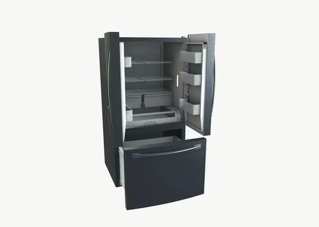 Fridge Low-poly (PBR)