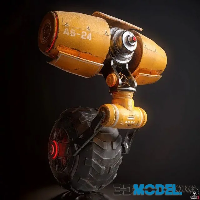 Funny Yellow Robot (PBR)