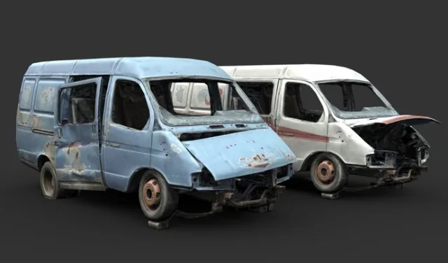 Gaz Gazelle (Destroyed) (PBR)