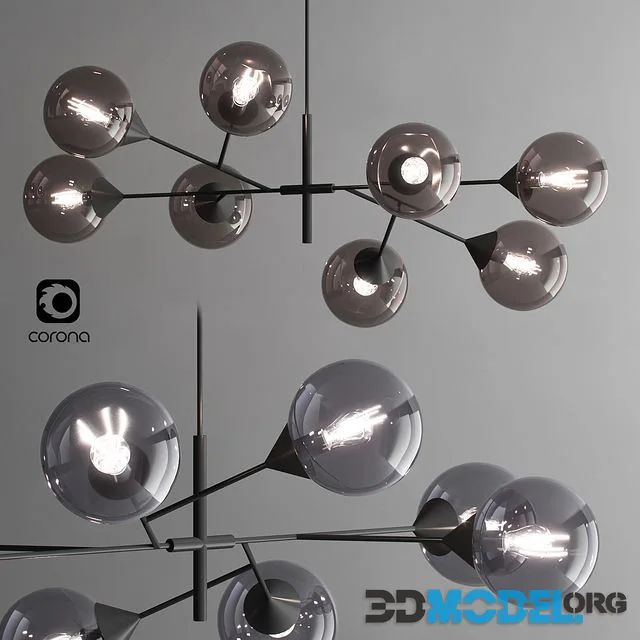 Giorgetti Kendama 8 lamps
