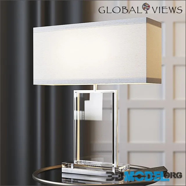 Global Views Crystal Slab Lamp