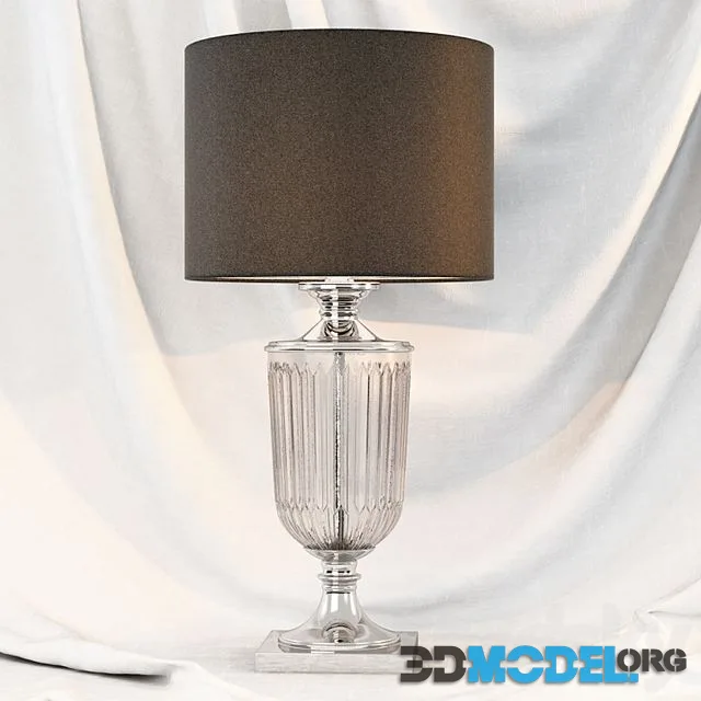 Gramercy glass metal lamp