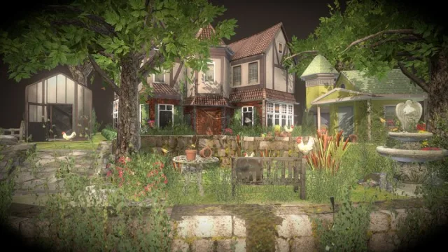 Grandma Garden Diorama (PBR)