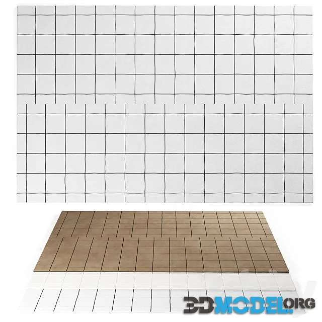 Grid Rug by NORDIC KNOTS