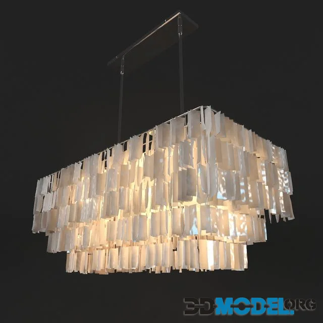 hanging Capiz Chandelier