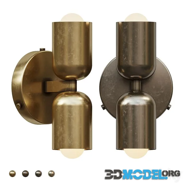 In Common With Brass Up Down Sconce