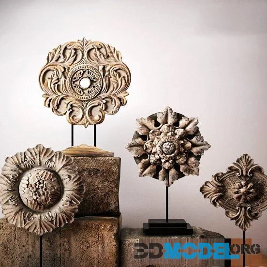 Isaciaga decorative set