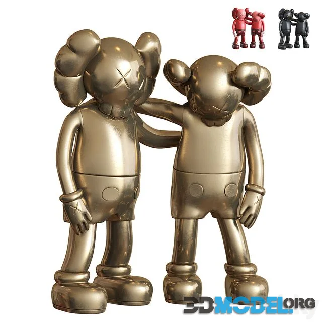 Kaws contemporary statuette