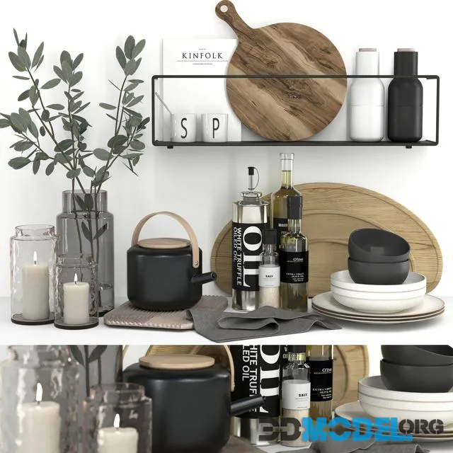 Kitchen accessories 01 - Decorative set 13
