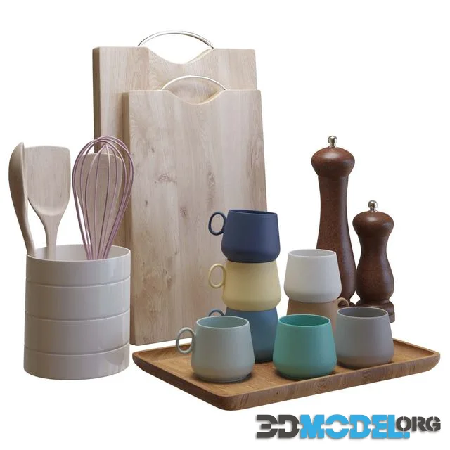 Kitchen accessories (with color cups)