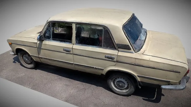 Lada Car Beige 1973 (PBR)