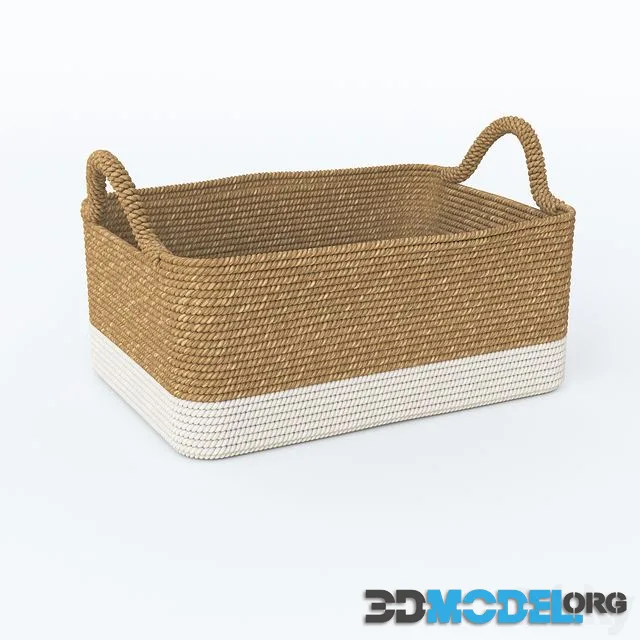 Large Beach House Bin Natural