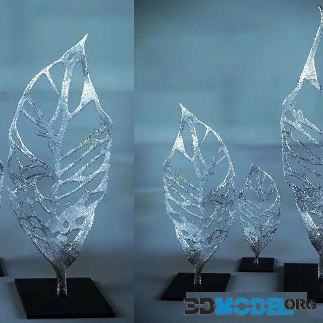 Leaf statue