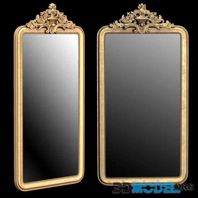 LOUIS PHILIPPE GILT LEANER MIRROR