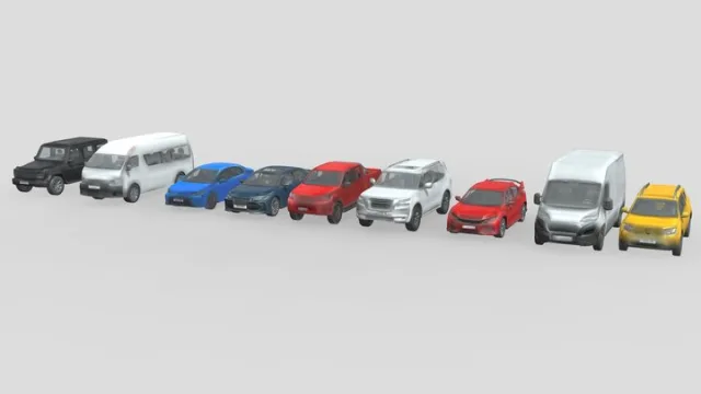 Low Poly Cars Collection 001   Basic (PBR)