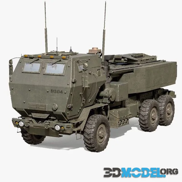M142 HIMARS Low-poly (PBR)