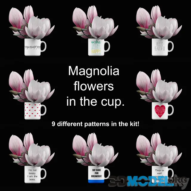 Magnolia in the cup