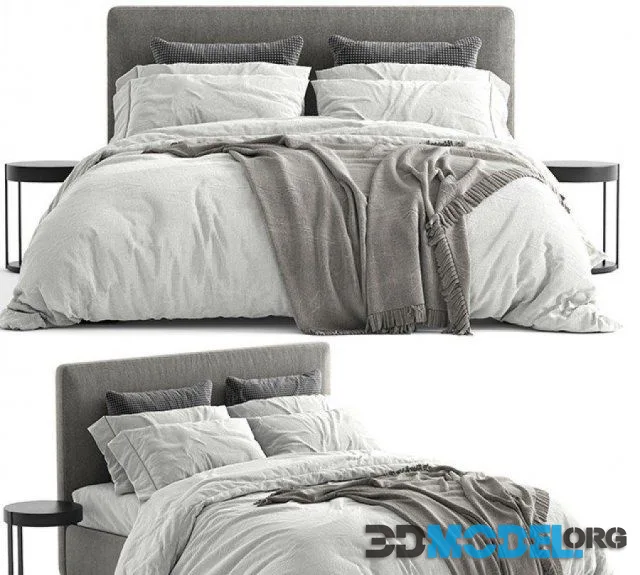 Meridiani Stone Plus Bed 02