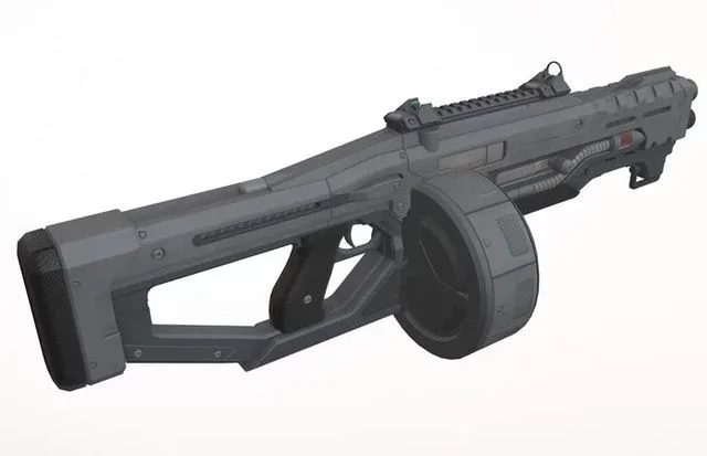 MHI Assault Shotgun Low-poly (PBR)