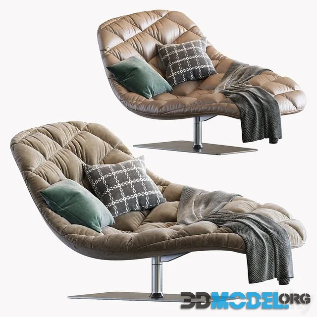 Moroso bohemian chaise longue