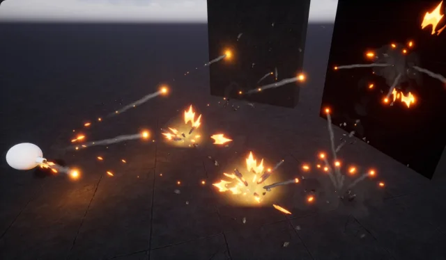 Niagara Toon Projectiles 2