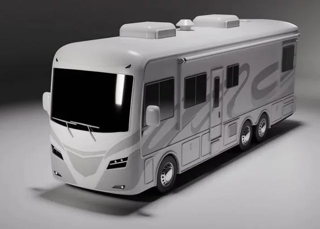 Nomad Luxury RV Explorer Car Low-poly (PBR)